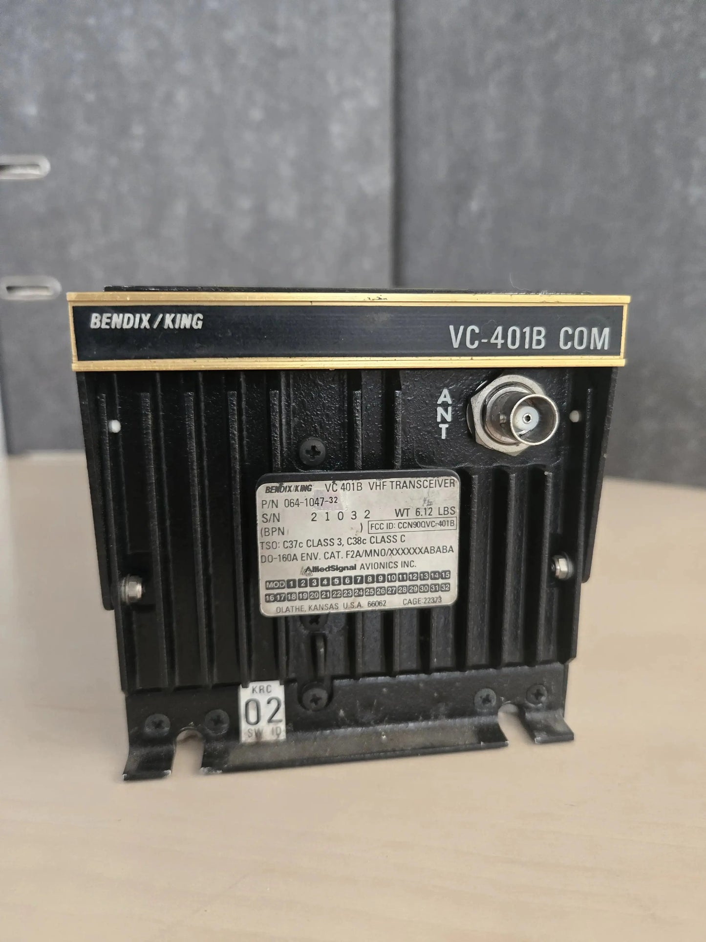 VC 401B VHF Transceiver Bendix/King