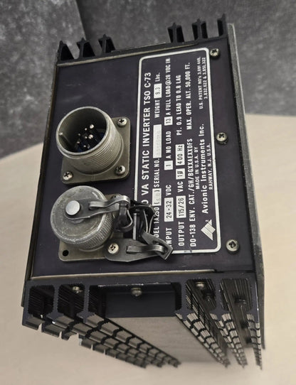 250 VA Static Inverter Avionic Instruments Inc.