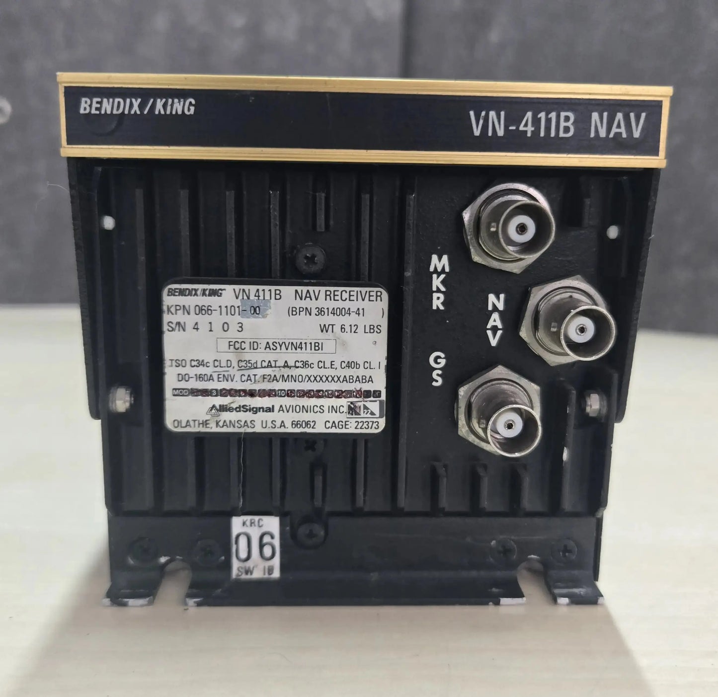 VN 411B Nav Receiver Bendix/King