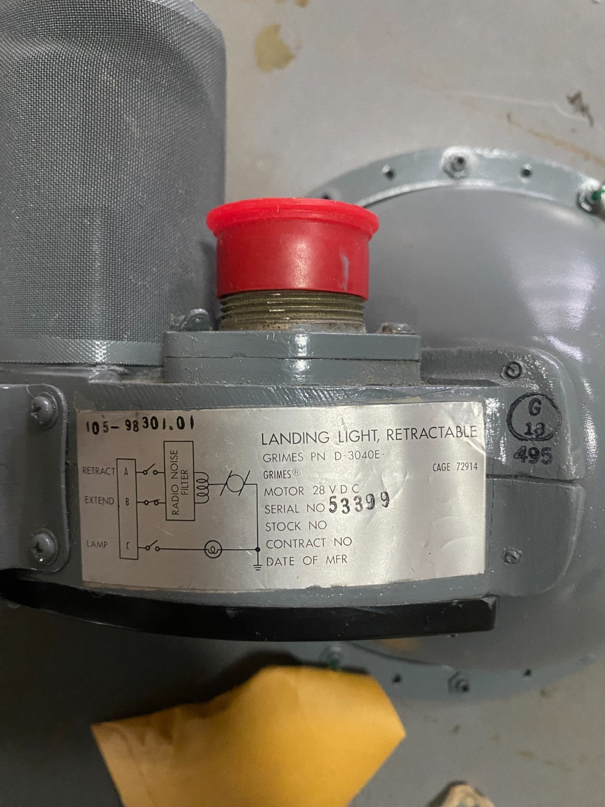 LANDING LIGHT pn 105-98301.01 FOR HELICOPTER BO-105 Aviacharter{{Product SKU}}  Aviacharter
