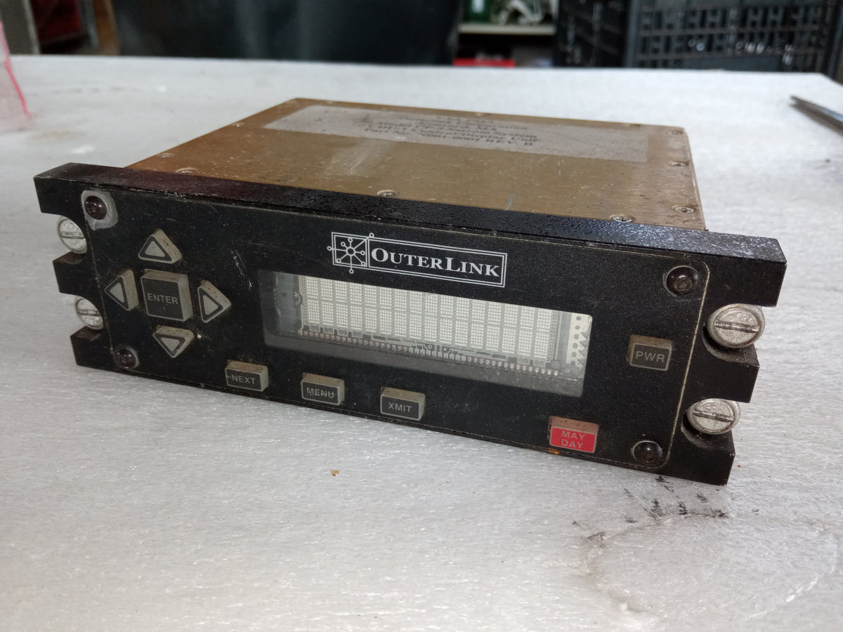 OuterLink CP2 SATCOM Control Display Unit — P/N N001-0001 REV B Aviacharter{{Product SKU}}  Aviacharter