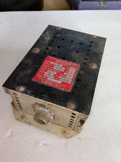 FAA TSO-C73 / PC-14B — AIRCRAFT STATIC INVERTER Aviacharter{{Product SKU}}  Aviacharter