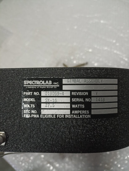 SEARCHLIGHT NIGHTSUN SX16 PN 017500-11 HELICOPTER incl GIMBALL 019059-4 SPECTROLAB{{Product SKU}}  Aviacharter