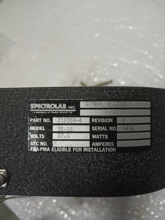 SEARCHLIGHT NIGHTSUN SX16 PN 017500-11 HELICOPTER incl GIMBALL 019059-4 SPECTROLAB{{Product SKU}}  Aviacharter