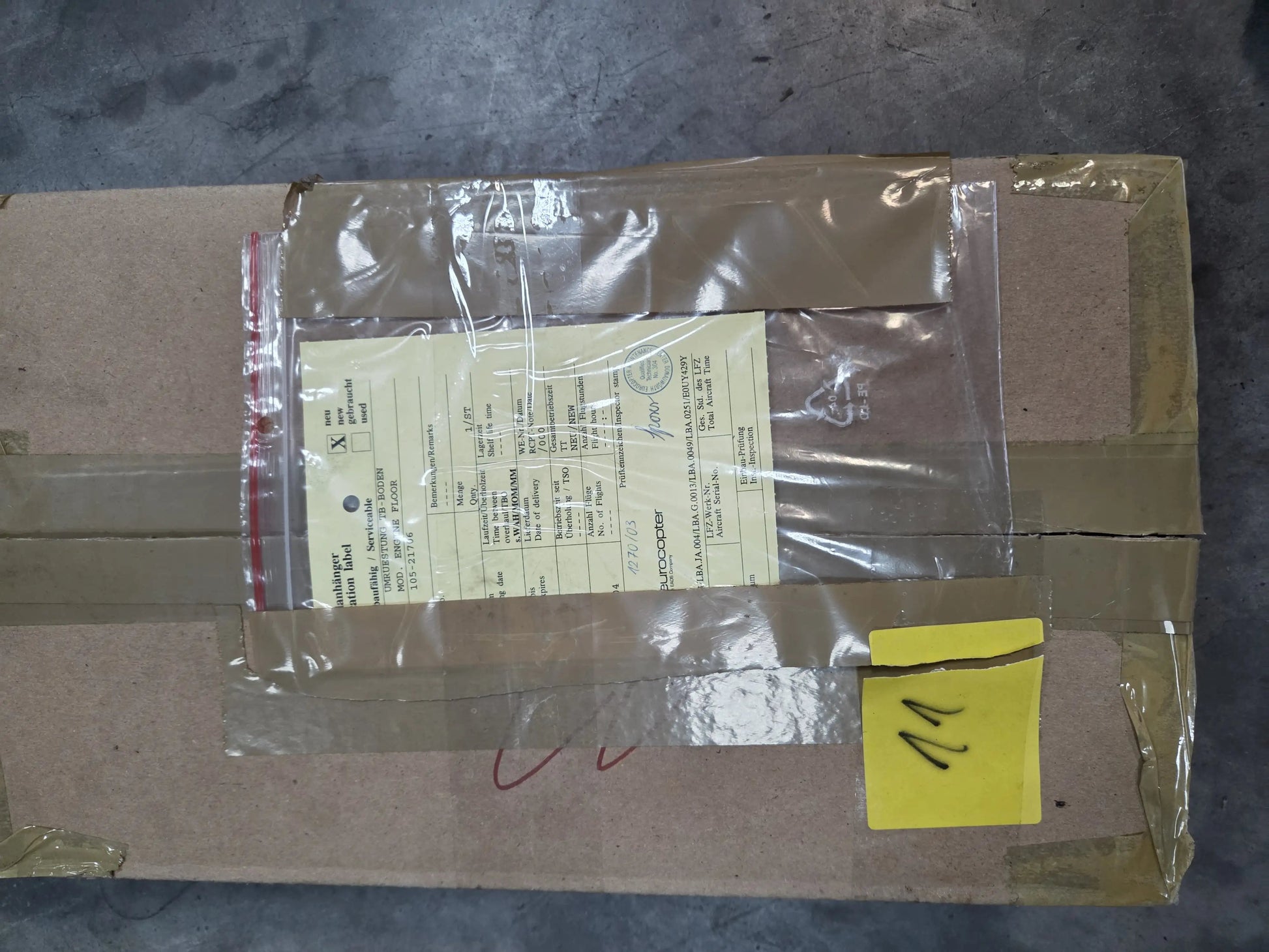 Mod. Engine Floor Eurocopter