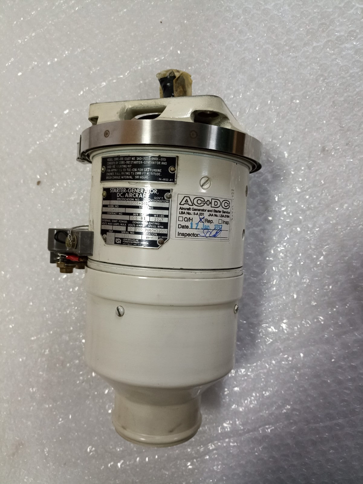 DC Starter Generator 200 Amps Model 23081-002 Aviacharter{{Product SKU}}  Aviacharter