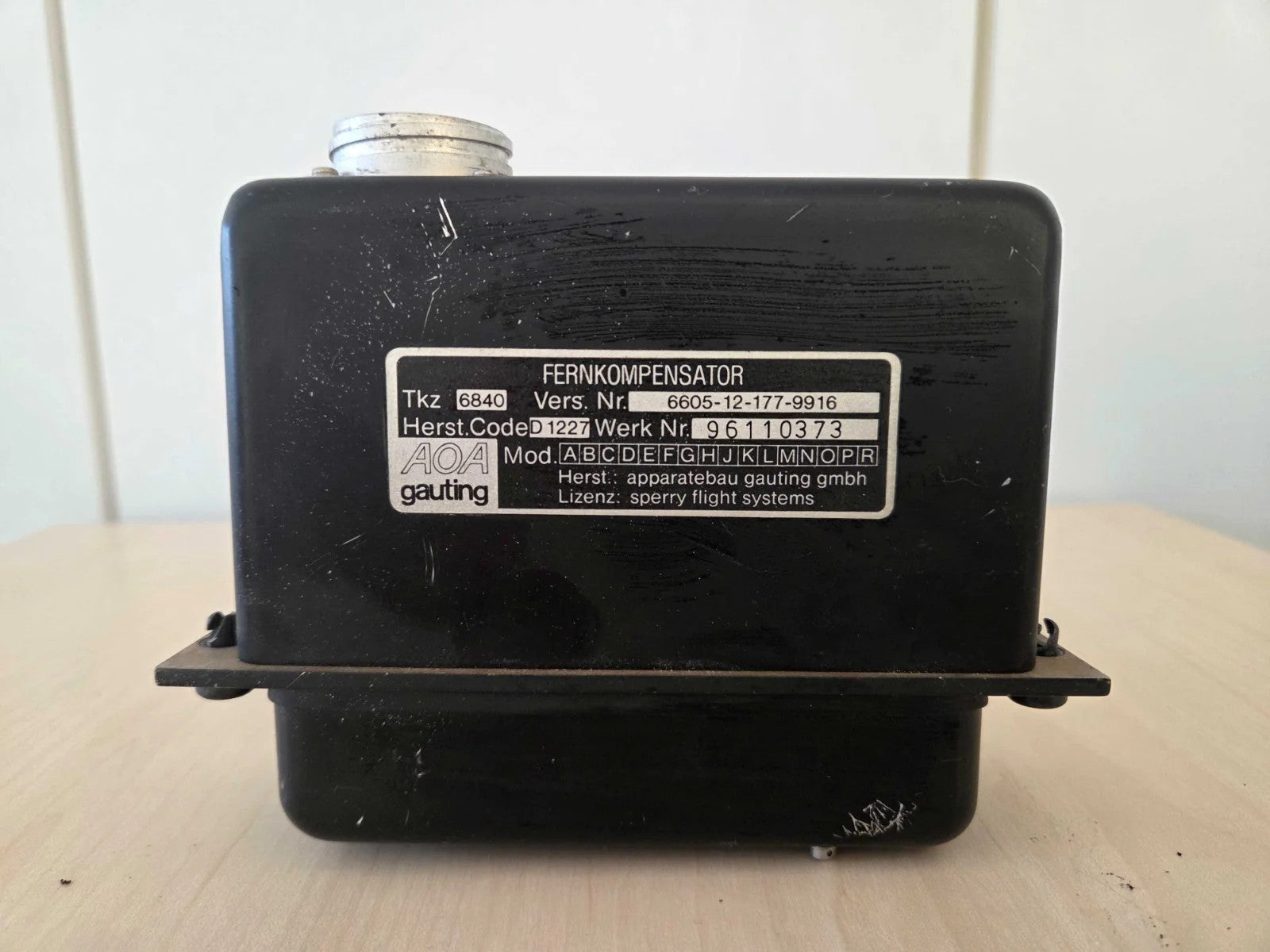 REMOTE COMPENSATOR BO-105 P/N 6605-12-177-9916 AOA GAUTING{{Product SKU}}  Aviacharter
