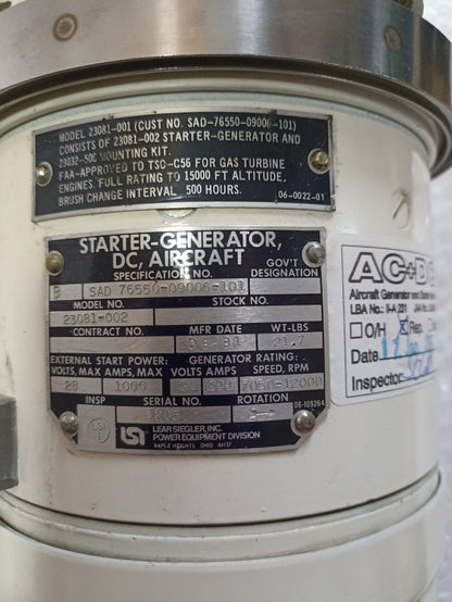 DC Starter Generator 200 Amps Model 23081-002 Aviacharter{{Product SKU}}  Aviacharter